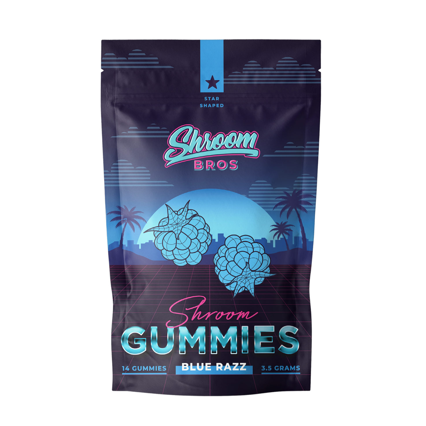 Magic Mushroom Gummies – Blue Razz (3.5g)